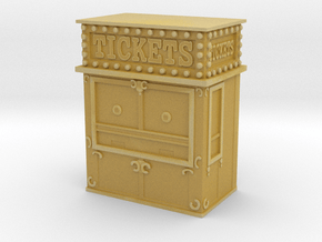 Carnival Ticket Booth 1/56 in Tan Fine Detail Plastic
