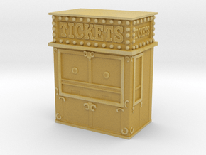 Carnival Ticket Booth 1/48 in Tan Fine Detail Plastic