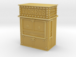 Carnival Ticket Booth 1/35 in Tan Fine Detail Plastic