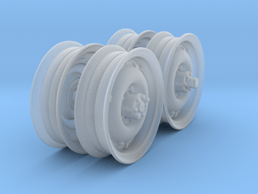 1-18 RIMS For 600x16 Both Sides in Clear Ultra Fine Detail Plastic