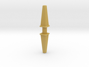 Wet Floor Cone (x2) 1/24 in Tan Fine Detail Plastic
