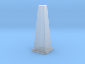 Wet Floor Cone 1/12 in Clear Ultra Fine Detail Plastic