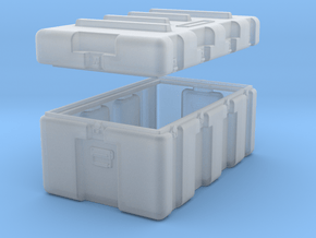 1-16 Military Storage Box FUD in Clear Ultra Fine Detail Plastic