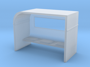 Modern Bus Shelter 1/144 in Clear Ultra Fine Detail Plastic