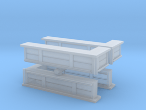 Bar Counter (right corner) (x4) 1/200 in Clear Ultra Fine Detail Plastic
