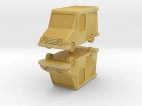 USPS Grumman LLV (x2) 1/220 in Tan Fine Detail Plastic