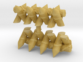 Spiked Barricade (x2) 1/120 in Tan Fine Detail Plastic