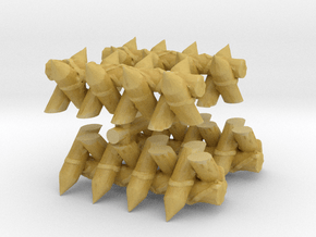Spiked Barricade (x4) 1/160 in Tan Fine Detail Plastic