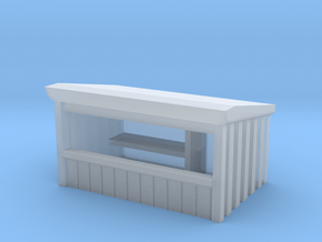 Wooden Market Stall 1/100 in Clear Ultra Fine Detail Plastic