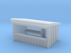 Wooden Market Stall 1/72 in Clear Ultra Fine Detail Plastic