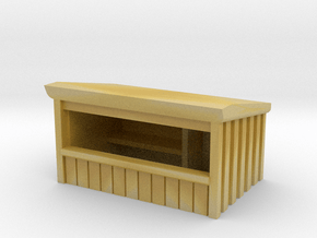 Wooden Market Stall 1/48 in Tan Fine Detail Plastic