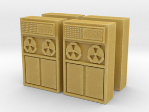 Old Computer Bank (x4) 1/100 in Tan Fine Detail Plastic