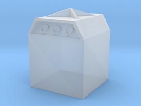 Glass Recycling Container 1/48 in Clear Ultra Fine Detail Plastic