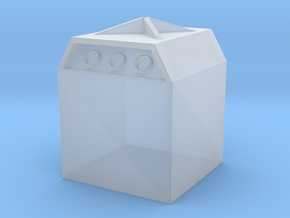 Glass Recycling Container 1/43 in Clear Ultra Fine Detail Plastic
