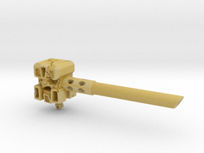 Ignoble Foe - 3mm Makeshift Battle Hammer in Tan Fine Detail Plastic
