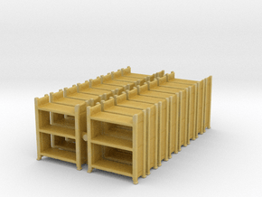 Warehouse Rack (x16) 1/400 in Tan Fine Detail Plastic