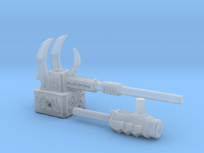 Primordial Claw-Hammer & Fossilizer- 5mm Weapons in Clear Ultra Fine Detail Plastic