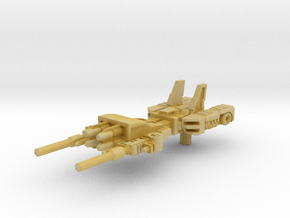 SixShot in Weapon Mode 5mm Weapon (3.5 inch) in Tan Fine Detail Plastic