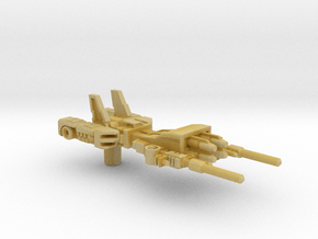  SixShot in Weapon Mode 5mm Weapon (2.5 inch) in Tan Fine Detail Plastic