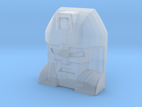 Gobots Badboy Face (Titans Return) in Clear Ultra Fine Detail Plastic