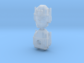 Chase Combiner Wars Head (4mm ball socket) in Clear Ultra Fine Detail Plastic