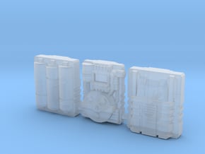 Titan Master Techpacks in Clear Ultra Fine Detail Plastic