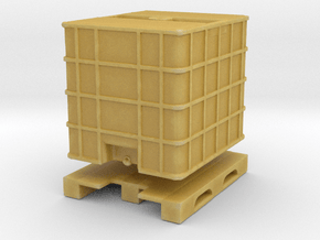 IBC Container Tank (separated) 1/64 in Tan Fine Detail Plastic