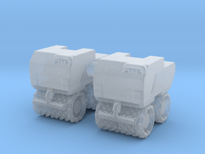 Trench Compactor (x2) 1/100 in Clear Ultra Fine Detail Plastic
