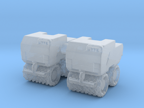 Trench Compactor (x2) 1/120 in Clear Ultra Fine Detail Plastic