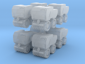 Trench Compactor (x8) 1/200 in Clear Ultra Fine Detail Plastic