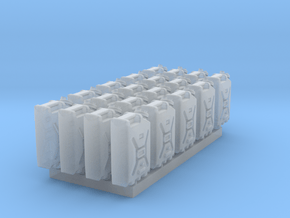 1/56 Military Water Can Set301 in Clear Ultra Fine Detail Plastic