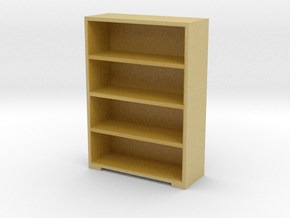 Bookshelf (deep) 1/24 in Tan Fine Detail Plastic