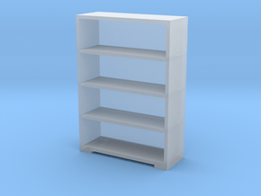 Bookshelf (deep) 1/24 in Clear Ultra Fine Detail Plastic