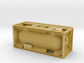 20ft Tank Container 1/72 in Tan Fine Detail Plastic