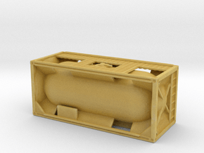 20ft Tank Container 1/160 in Tan Fine Detail Plastic