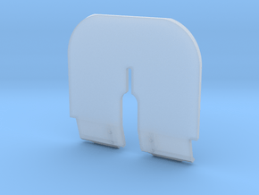 1/24 DSHK Shield in Clear Ultra Fine Detail Plastic