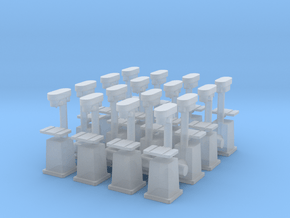 Column Drill (x16) 1/200 in Clear Ultra Fine Detail Plastic