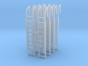 Roof Ladder (x8) 1/87 in Clear Ultra Fine Detail Plastic