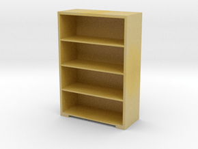 Bookshelf (9.2x6.4x2.8) 1/24 in Tan Fine Detail Plastic