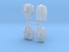 Decepticon Army Builder 4-Pack (Titans Return) in Clear Ultra Fine Detail Plastic