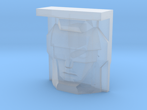 Bonecrusher, Sunbow Face (Titans Return) in Clear Ultra Fine Detail Plastic