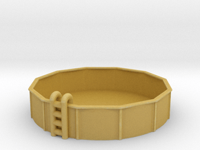 15ft Swimming Pool 1/64 in Tan Fine Detail Plastic