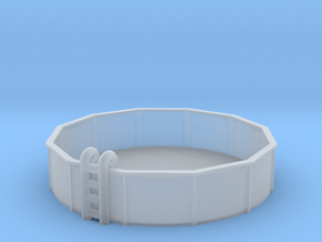 15ft Swimming Pool 1/43 in Clear Ultra Fine Detail Plastic