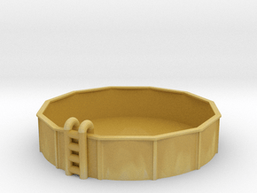 15ft Swimming Pool 1/35 in Tan Fine Detail Plastic