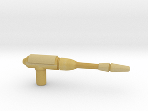 Bumblebee's Gun (MTMTE), 5mm in Tan Fine Detail Plastic
