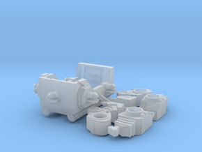 Horri-Bull Minivehicle, "B" Parts in Clear Ultra Fine Detail Plastic