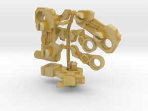 Dobergun Blitzer Transforming Weaponoid Kit (5mm) in Tan Fine Detail Plastic