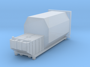 Waste Compactor 1/56 in Clear Ultra Fine Detail Plastic
