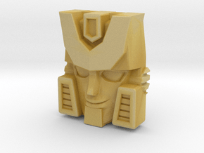 Hubcap Face (Titans Return) in Tan Fine Detail Plastic