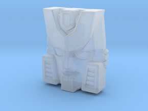 Hubcap Face (Titans Return) in Clear Ultra Fine Detail Plastic